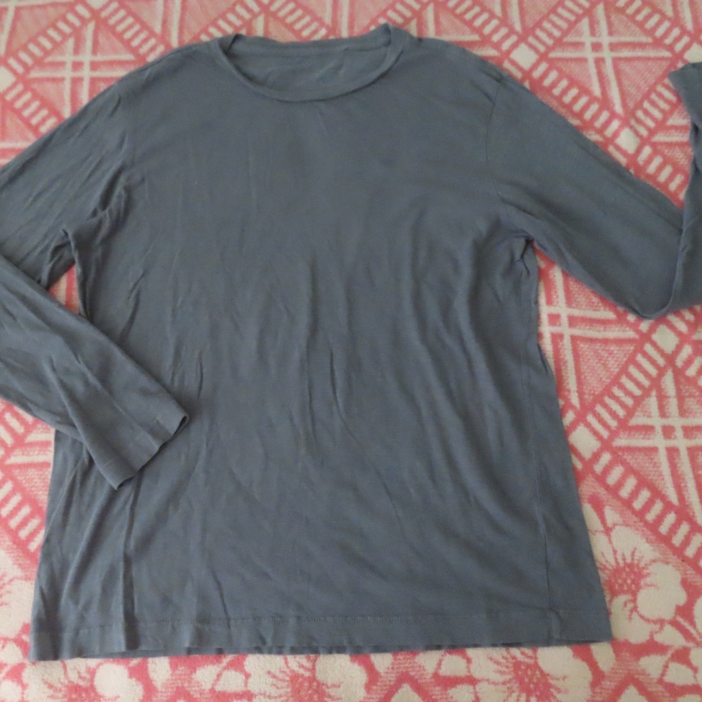 Unis New York,Noah Long Sleeve Tee / T-Shirt, grey L